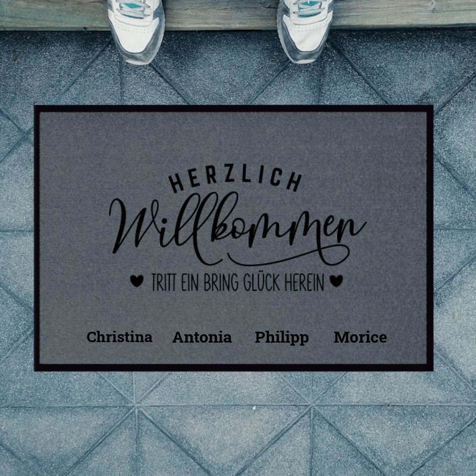 Fußmatte Tritt ein bring ...
