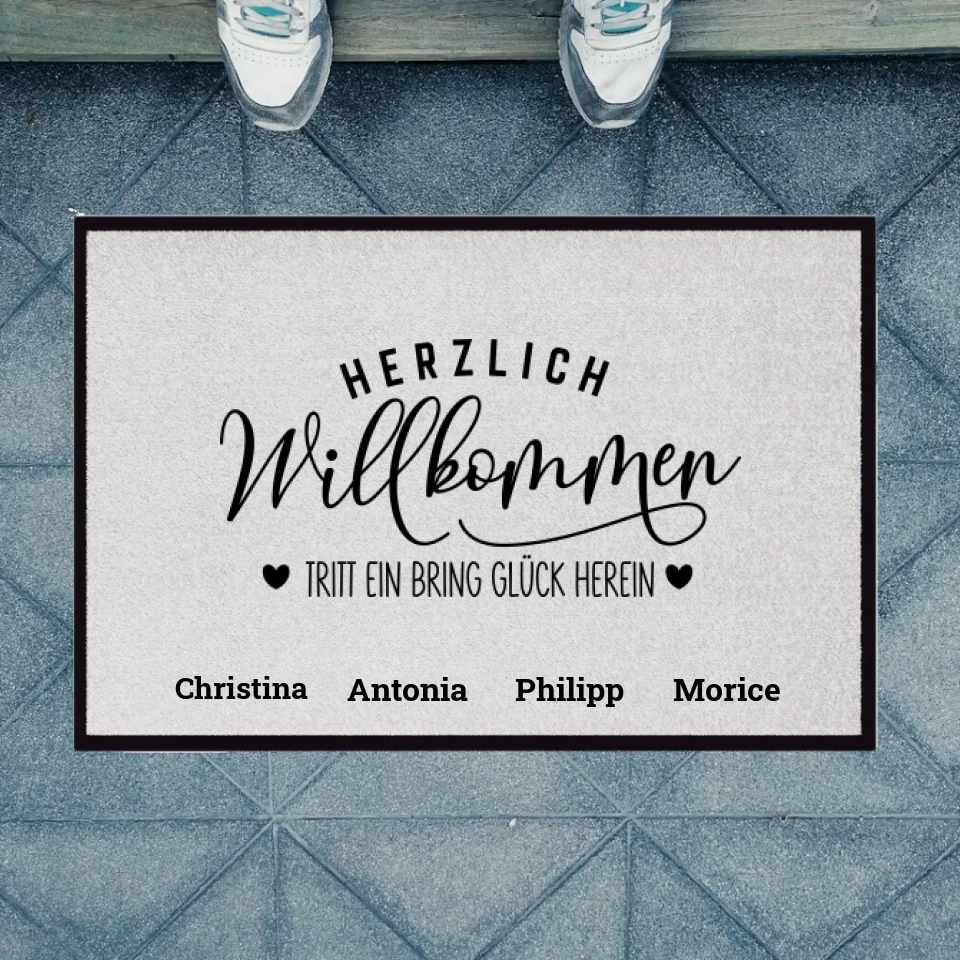 Fußmatte Tritt ein bring ...