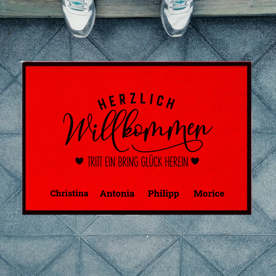 Fußmatte Tritt ein bring ...