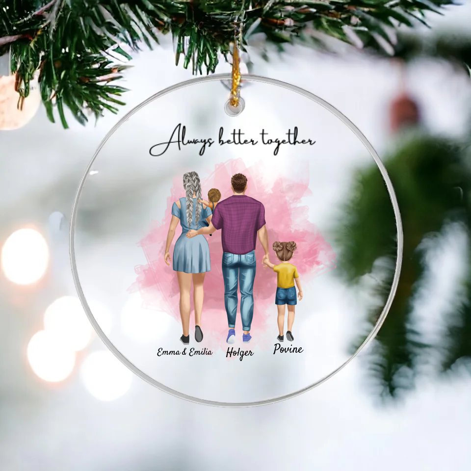 Personalisierte Weihnachtsbaumanhänger