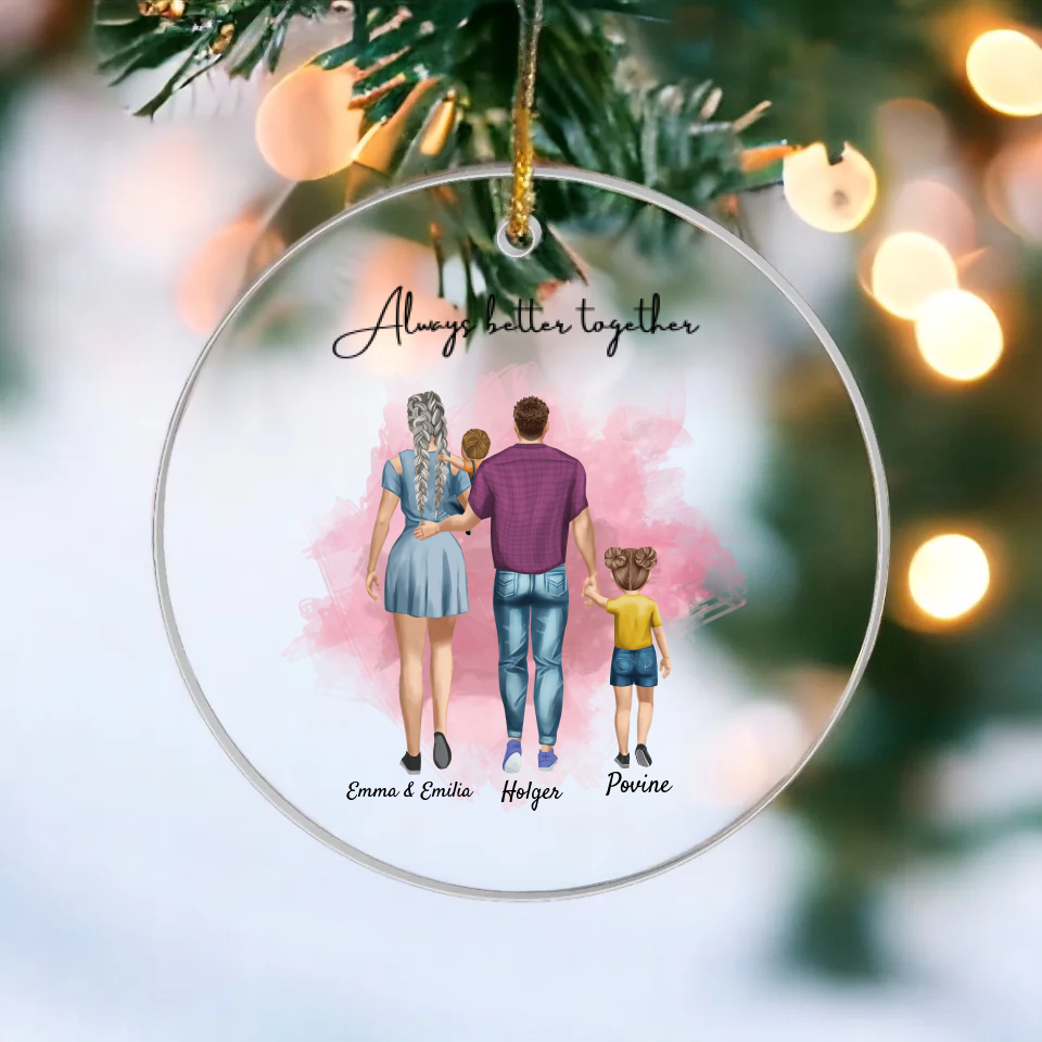 Personalisierte Weihnachtsbaumanhänger