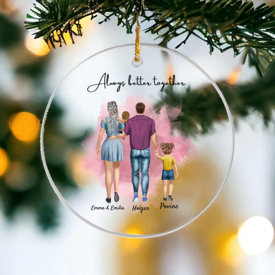 Personalisierte Weihnachtsbaumanhänger