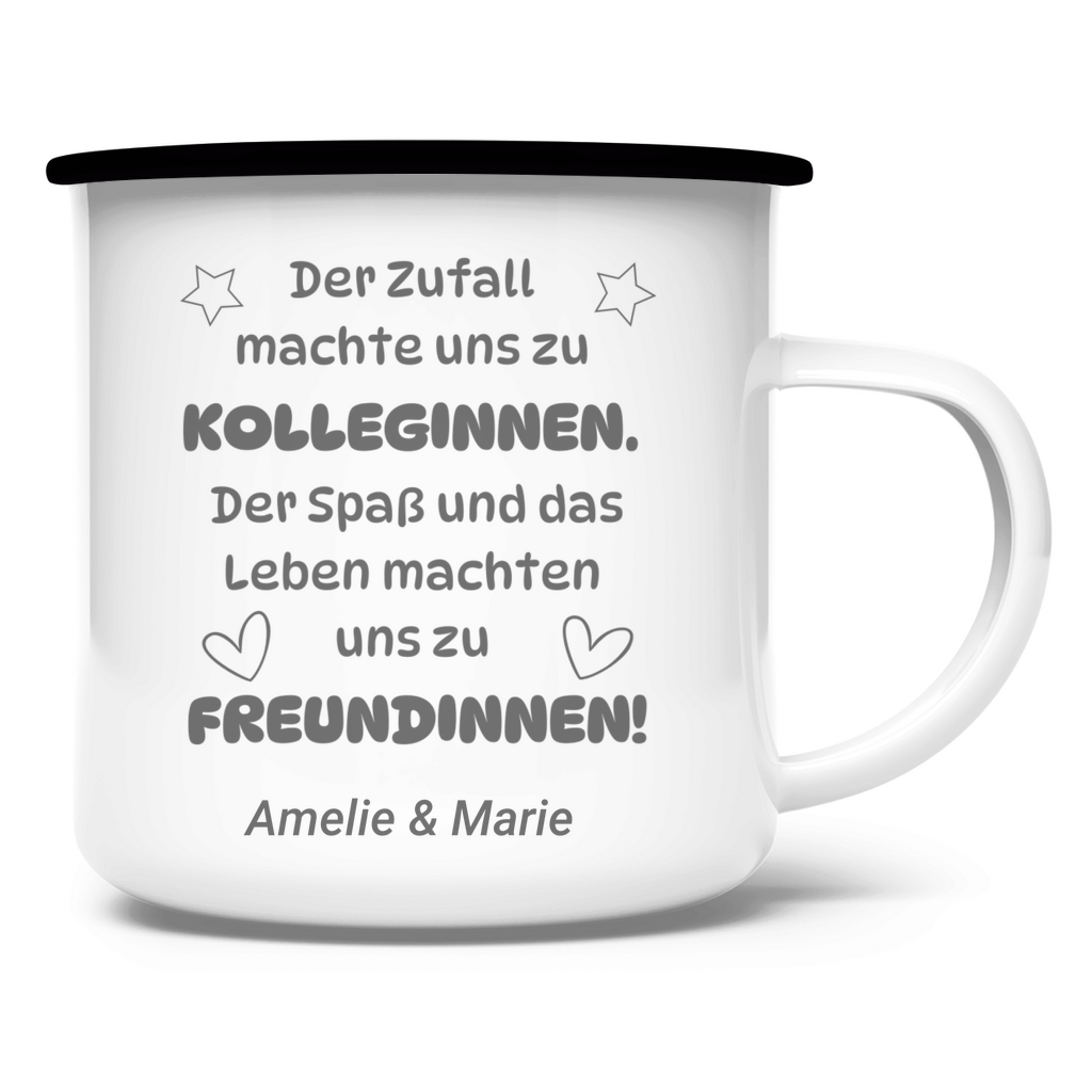 Emaille Tasse Kollegin