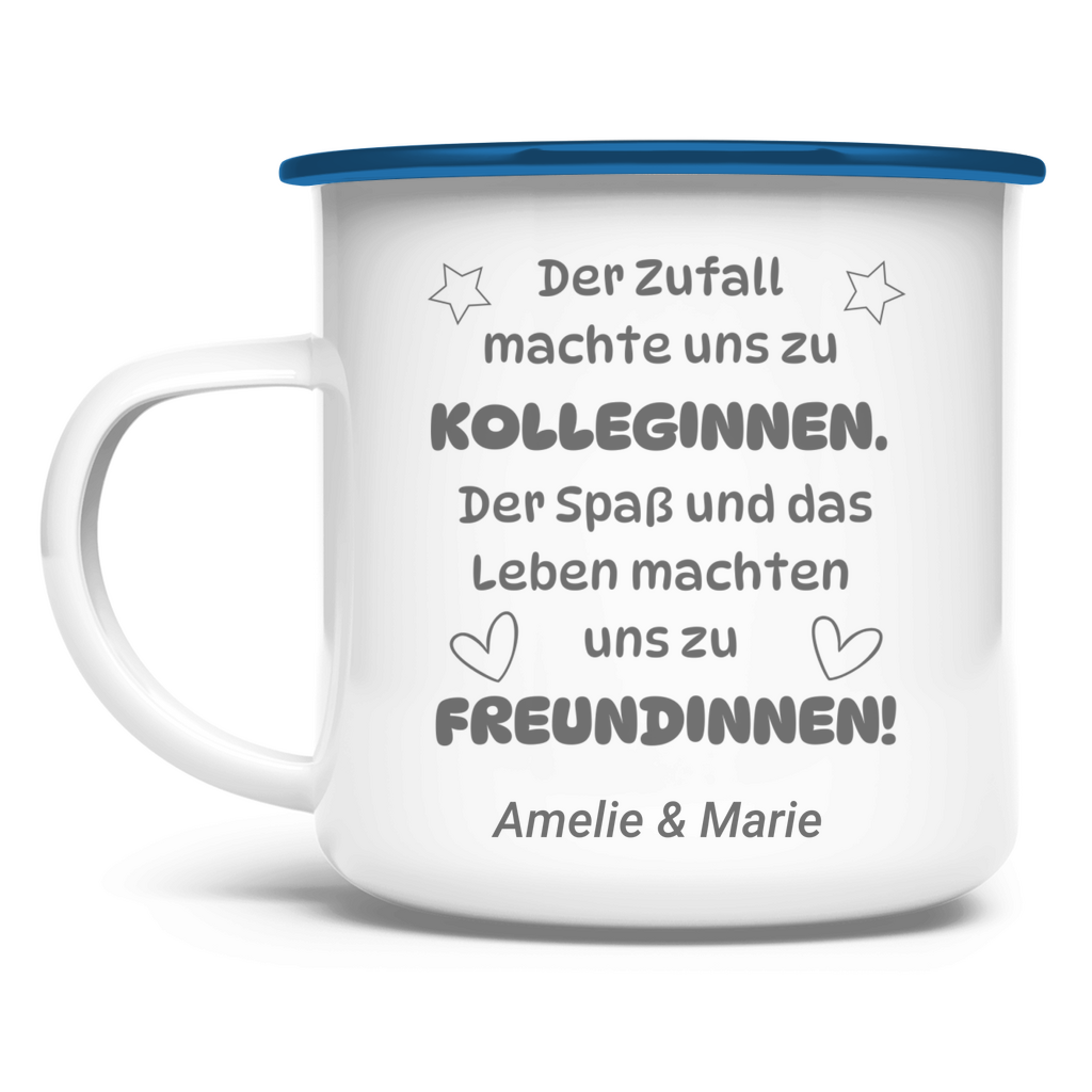 Emaille Tasse Kollegin