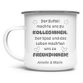 Emaille Tasse Kollegin